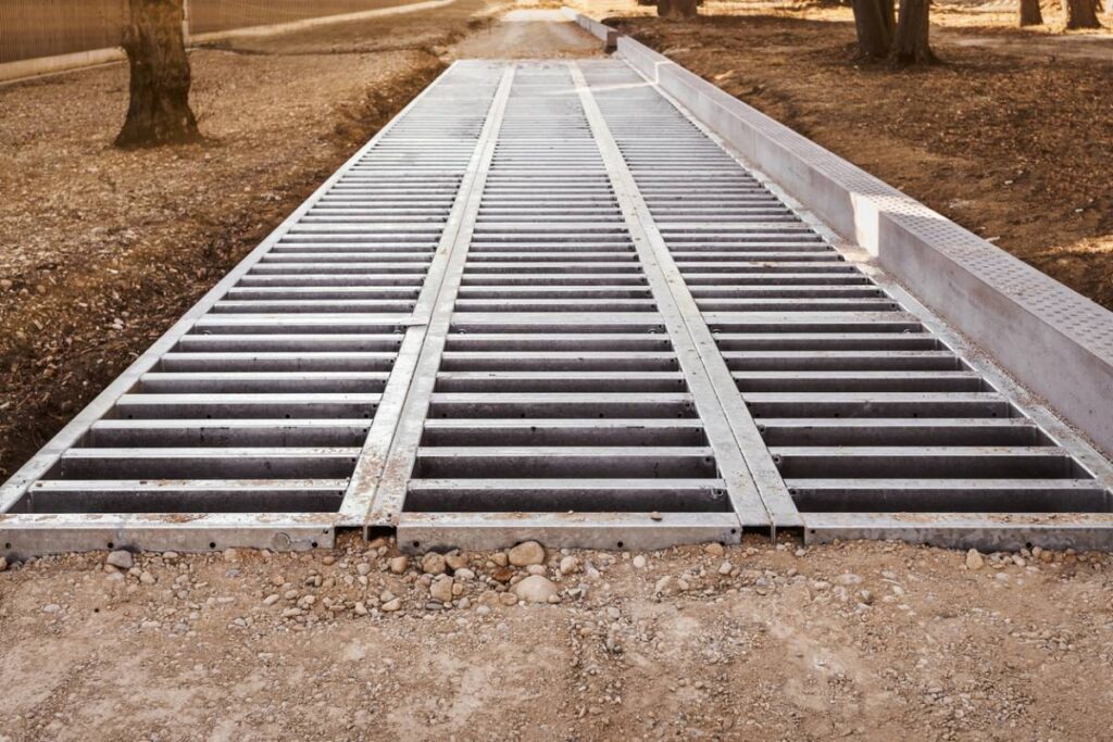 Grille de caniveaux
